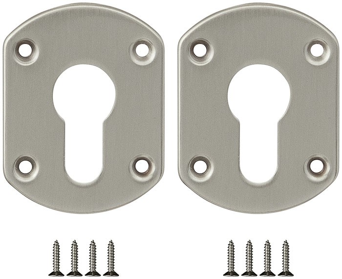 Накладка Fuaro (Фуаро) на цилиндр ESC.C+C/OV.set (ESC031) SN мат.никель (2шт.) Накладка Fuaro (Фуаро) на цилиндр ESC.C+C/OV.set (ESC031) SN мат.никель (2шт.)