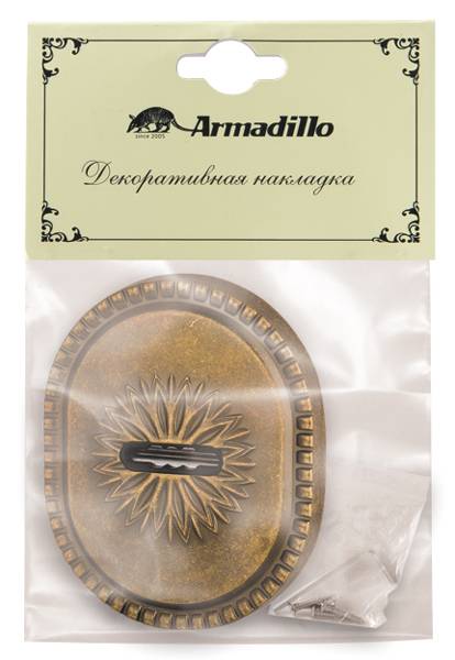 Накладка Armadillo (Армадилло) на сувальдный замок ESC.S-auto.CL/OV (PS-DEC CL / ATC Protector 1) OB-13 античная бронза 