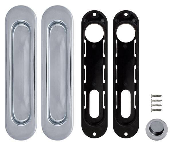 Ручка Armadillo (Армадилло) для раздвижных дверей SH.LD152.010 (SH010) СP-8 хром 