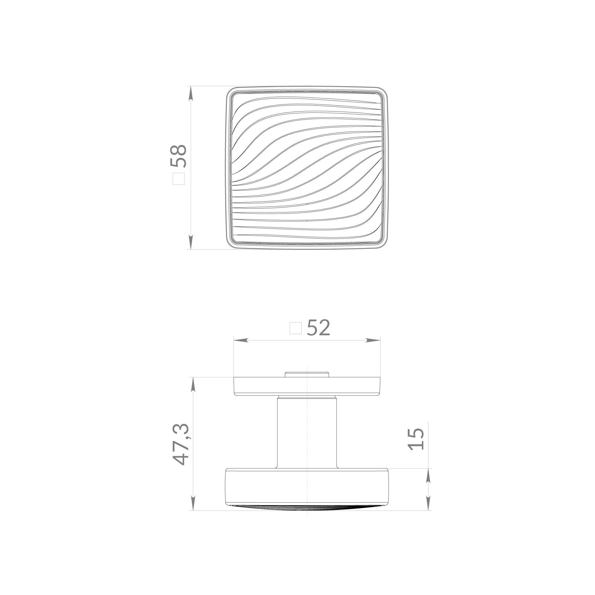 Ручка Punto (Пунто) раздельная K.EST.Q52.GIPNOZ SN/WH-3 матовый никель/белый Ручка Punto (Пунто) раздельная K.EST.Q52.GIPNOZ SN/WH-3 матовый никель/белый
