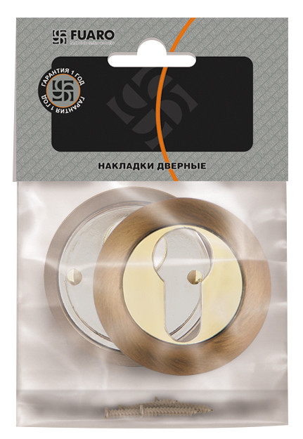 Накладка Fuaro (Фуаро) под цилиндр ET.R.RM54 (ET RM) ABG-6 зелёная бронза 