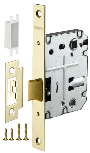 Защелка Fuaro (Фуаро) врезная PLASTP72-50 (P72-50) GP латунь 