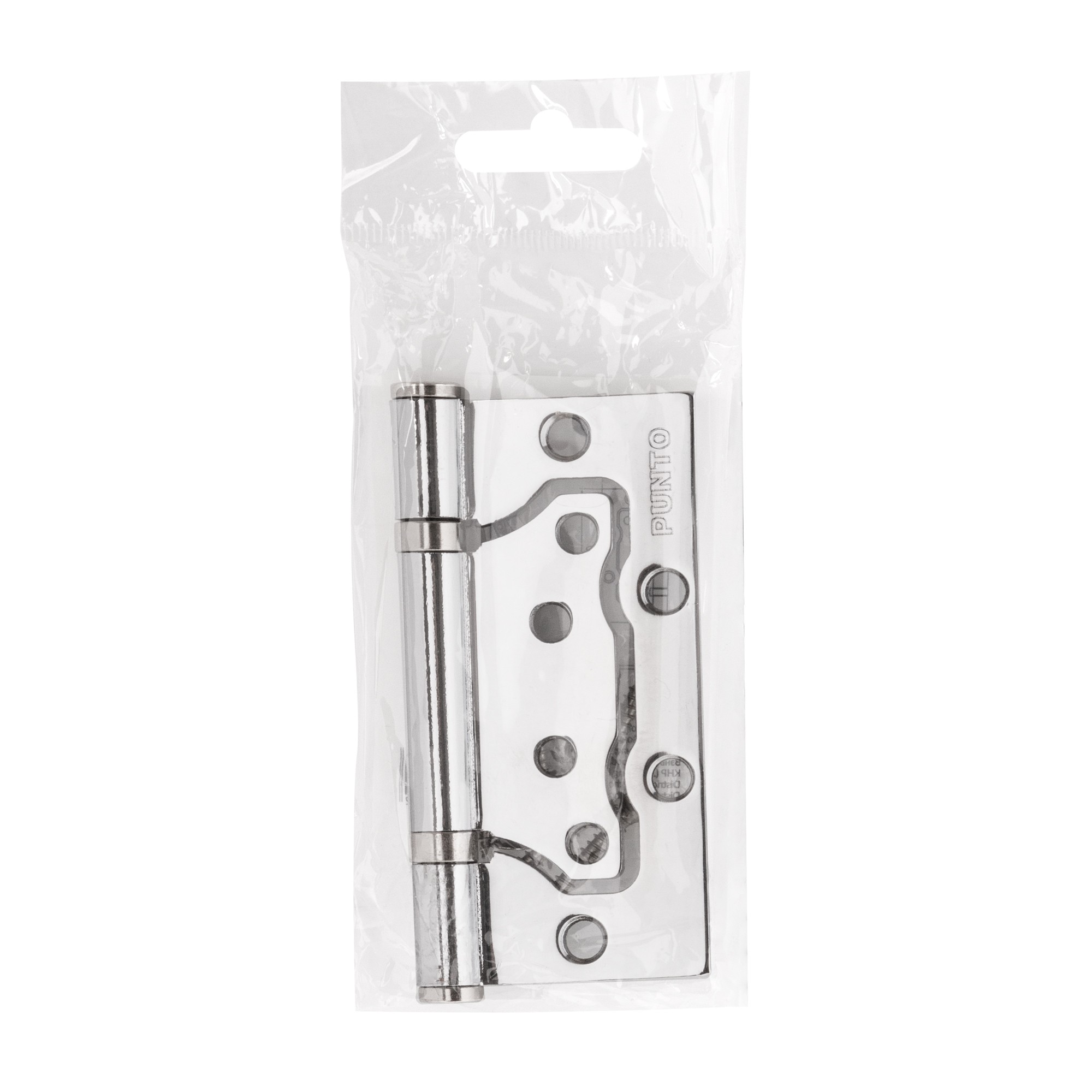 Петля Punto (Пунто) универсальная без врезки IN4200W/IND CP (тех.упаковка) хром 