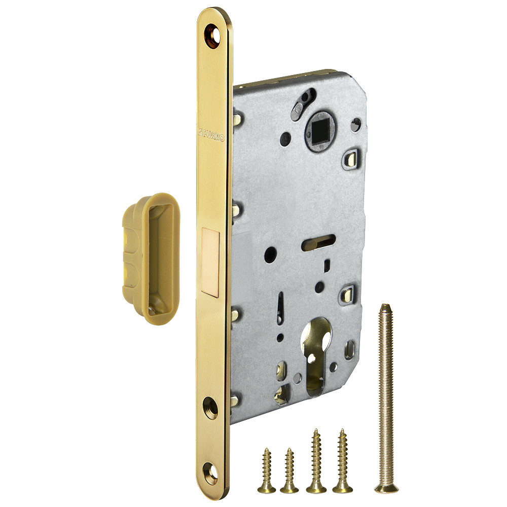 Корпус Fuaro (Фуаро) врезного замка MAGNM85C-50 (M85C-50) GOLD-24 золото 24K 