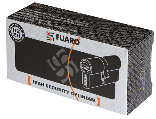 Цилиндровый Fuaro (Фуаро) механизм (100 CA/105) 1000CAKey105(30+10+65) CP хром 3Key 