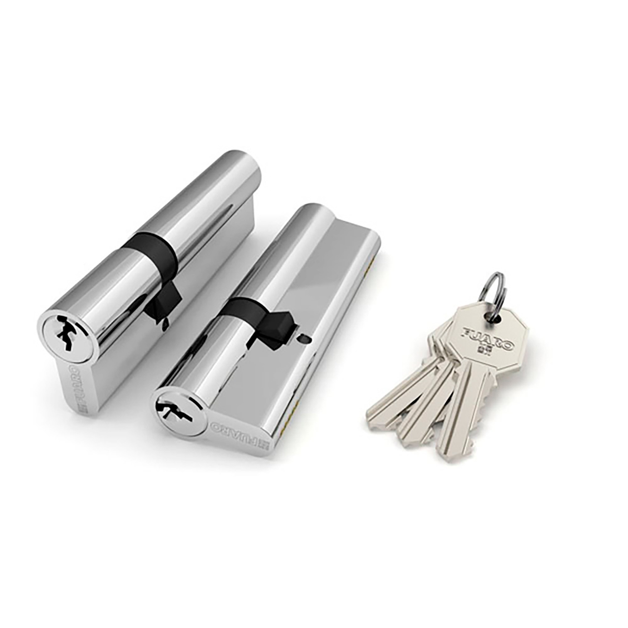 Цилиндровый Fuaro (Фуаро) механизм (100 CA/105) 1000CAKey105(30+10+65) CP хром 3Key Цилиндровый Fuaro (Фуаро) механизм (100 CA/105) 1000CAKey105(30+10+65) CP хром 3Key