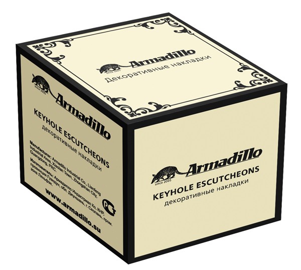 Накладка Armadillo (Армадилло) под цилиндр ET.R.CL55 (ET/CL) OB-13 античная бронза 
