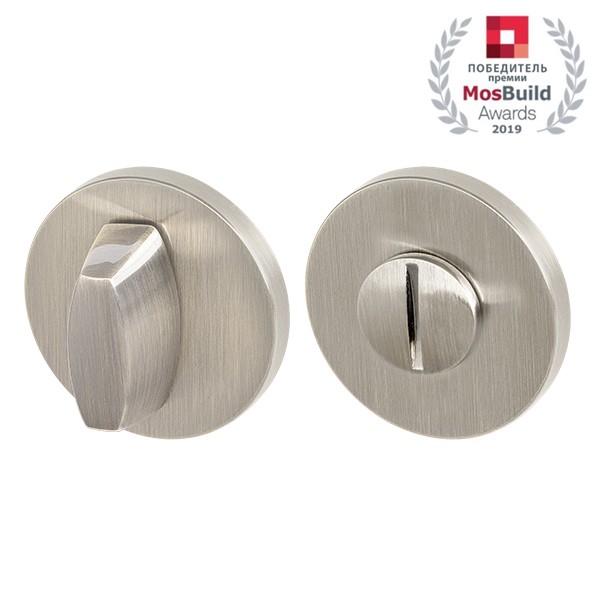 Ручка Armadillo (Армадилло) поворотная BK6.R.URS52 (WC-BOLT BK6 URS) SN-3 матовый никель 