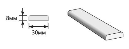 Притворная планка 2000*30*8 