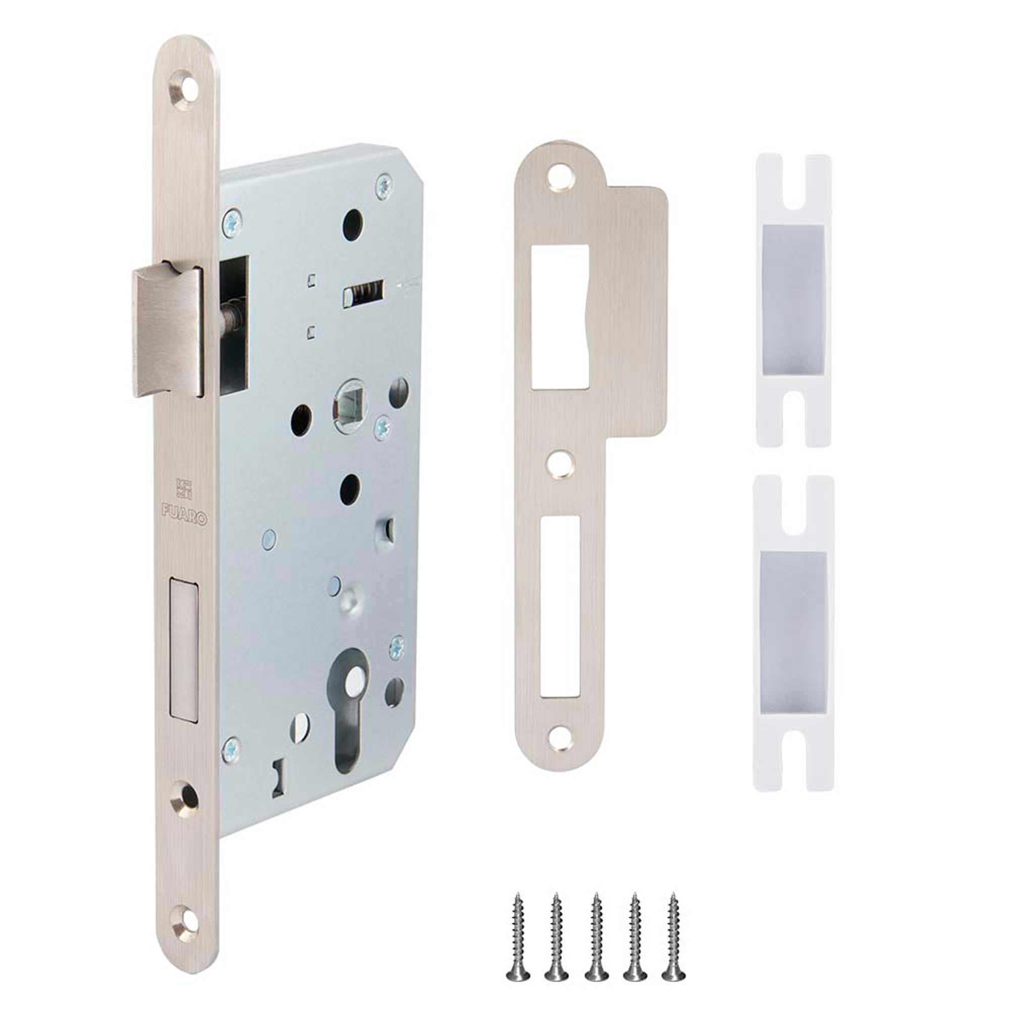 Замок Fuaro (Фуаро) врезной DD.INOX/C-55.72 (лиц.планка 20 мм) Замок Fuaro (Фуаро) врезной DD.INOX/C-55.72 (лиц.планка 20 мм)