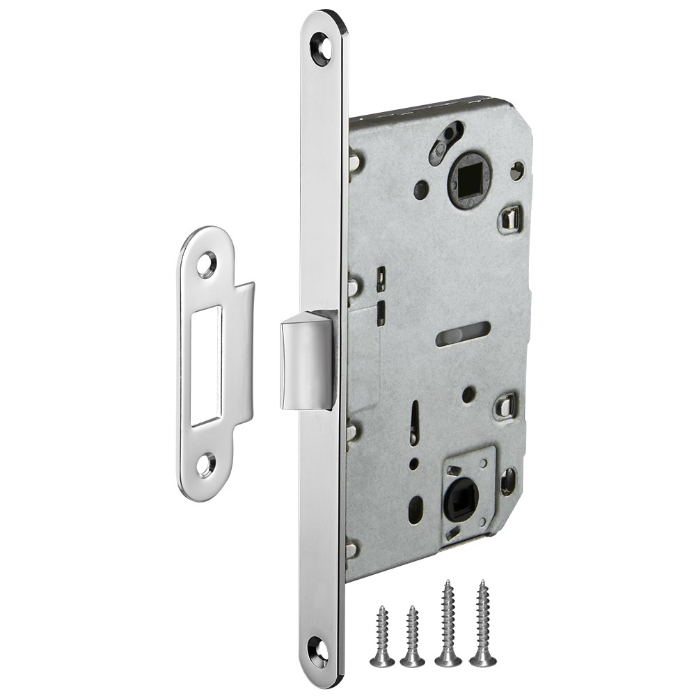 Защелка Ajax (Аякс) врезная METLM90-50 CP хром Защелка Ajax (Аякс) врезная METLM90-50 CP хром