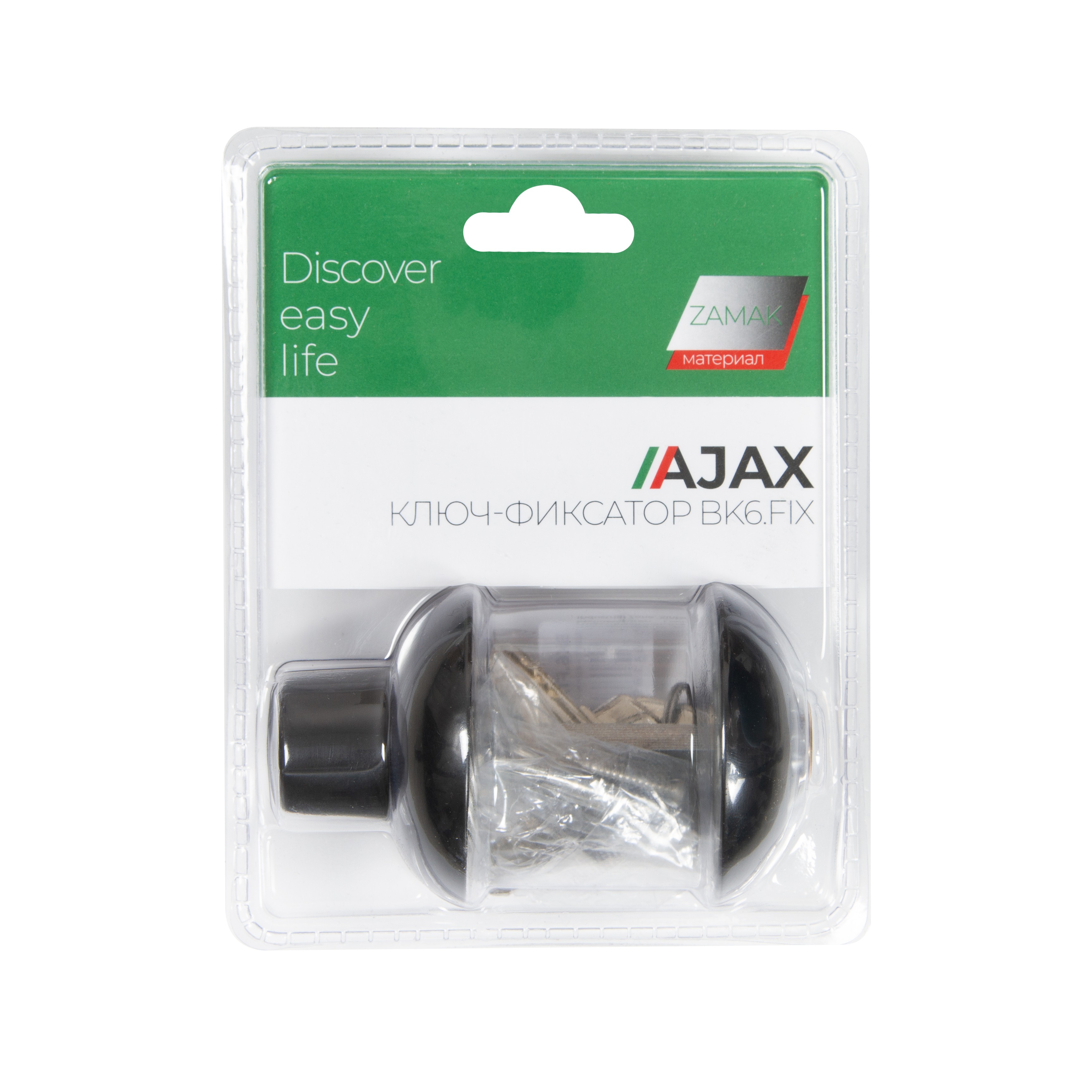 Ручка поворотная Ajax (Аякс) с фиксацией ключом BK6.FIX.JR BL-24 черный Ручка поворотная Ajax (Аякс) с фиксацией ключом BK6.FIX.JR BL-24 черный