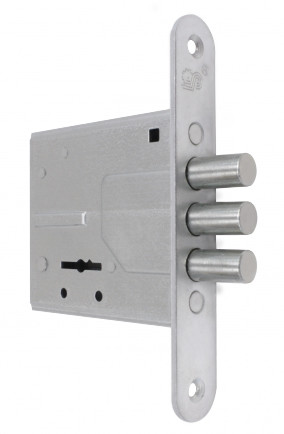 Замок Sam (Сам) врезной сувальдный ЗВ8-4С/15 (без отв. планки), 5 кл. /76604/ 