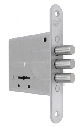 Замок Sam (Сам) врезной сувальдный ЗВ8-4С/15 (без отв. планки), 5 кл. /76604/ Замок Sam (Сам) врезной сувальдный ЗВ8-4С/15 (без отв. планки), 5 кл. /76604/