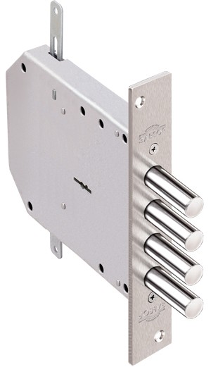 Замок Elbor (Эльбор) врезной сувальдный Базальт 1.05.03 с тягами, 5 кл. /00398/ 