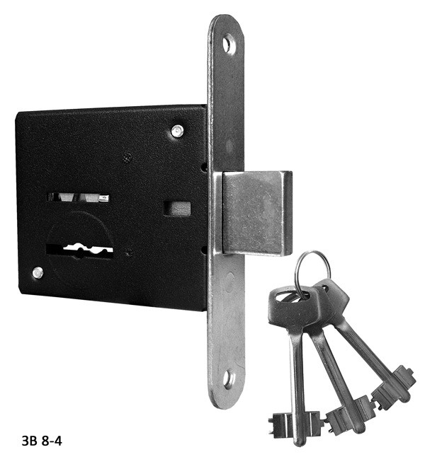 Замок Omega (Омега) врезной сувальдный ЗВ8-4, 5 кл. 
