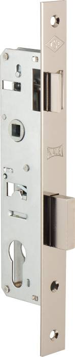 Корпус Kale kilit (Кале килит) узкопрофильного замка с защёлкой 153 (30 mm) w/b (никель) 