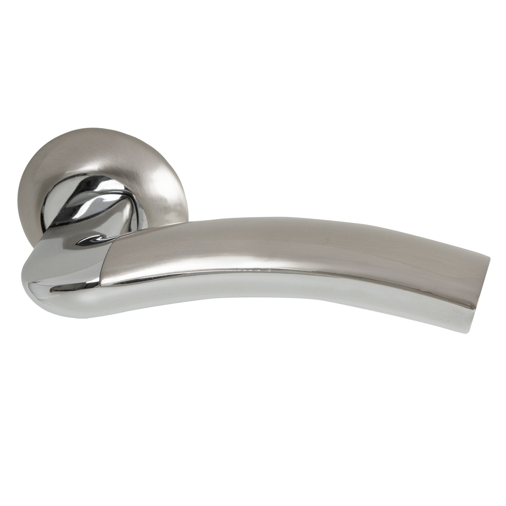 Ручка Armadillo (Армадилло) раздельная R.LD54.Libra27 (Libra LD27) SN/CP-3 матовый никель/хром Ручка Armadillo (Армадилло) раздельная R.LD54.Libra27 (Libra LD27) SN/CP-3 матовый никель/хром