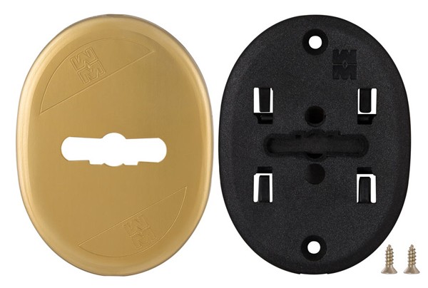 Накладка Mottura (Моттура) на сувальдный замок овальная со шторкой 95.324 (БРОНЗА), 1 шт Накладка Mottura (Моттура) на сувальдный замок овальная со шторкой 95.324 (БРОНЗА), 1 шт