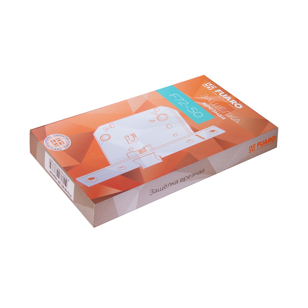 Защелка Fuaro (Фуаро) врезная METF72-50 (F72-50) SN мат.никель Защелка Fuaro (Фуаро) врезная METF72-50 (F72-50) SN мат.никель