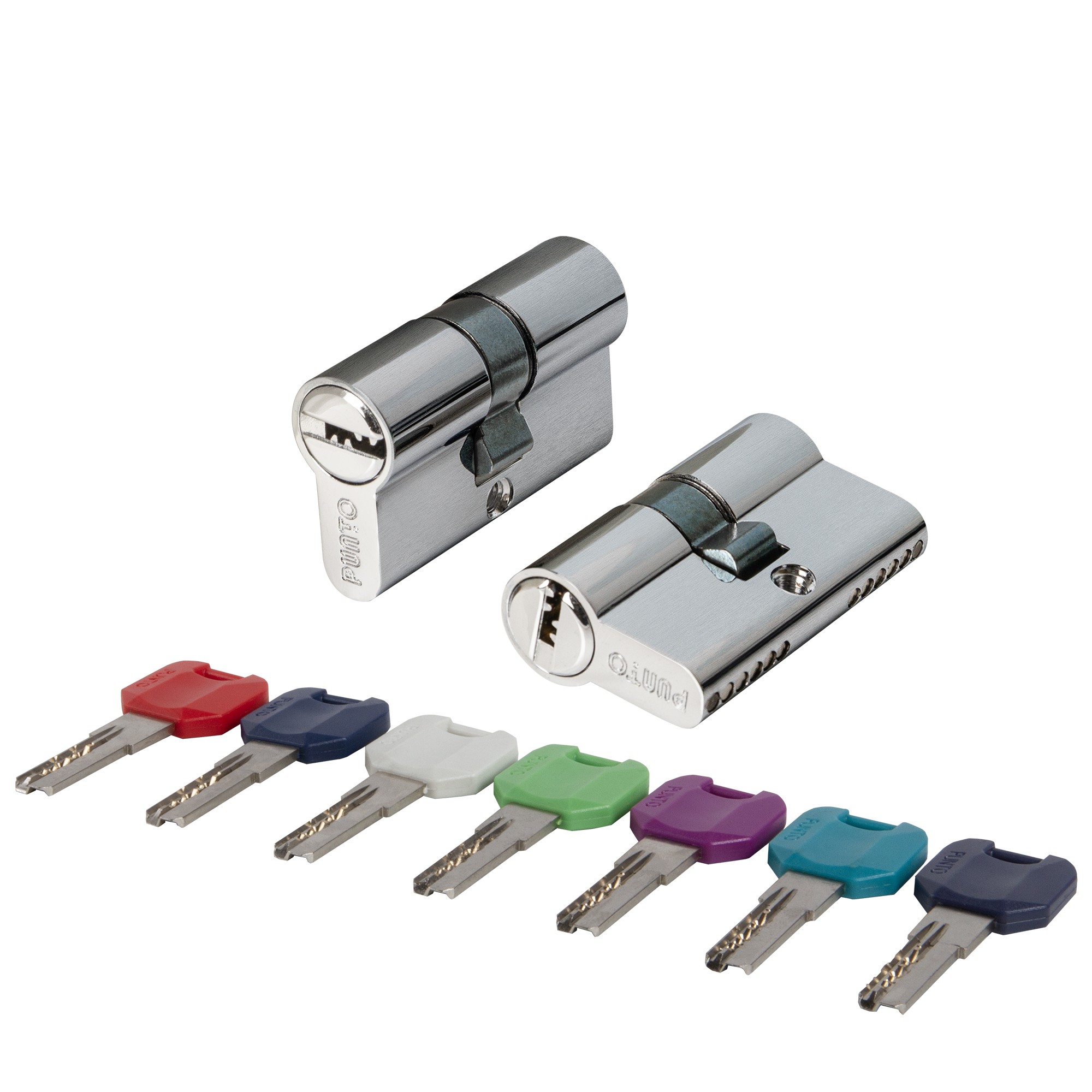 Цилиндровый Punto (Пунто) механизм MaxPro7000Key 52mm (21+10+21) SSC сатин.хром 7key 