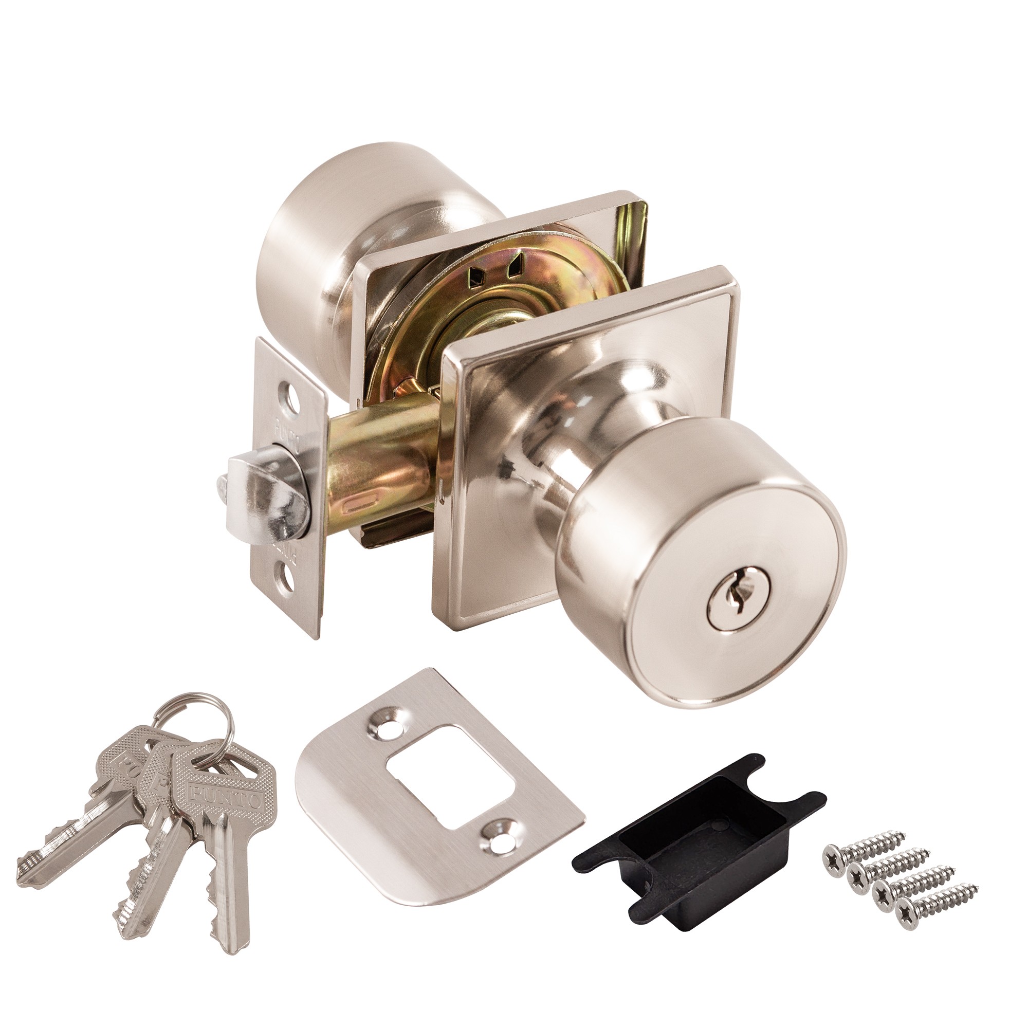 Ручка Punto (Пунто) защелка DK772/BL SN-ET (кл./фик.) никель Ручка Punto (Пунто) защелка DK772/BL SN-ET (кл./фик.) никель