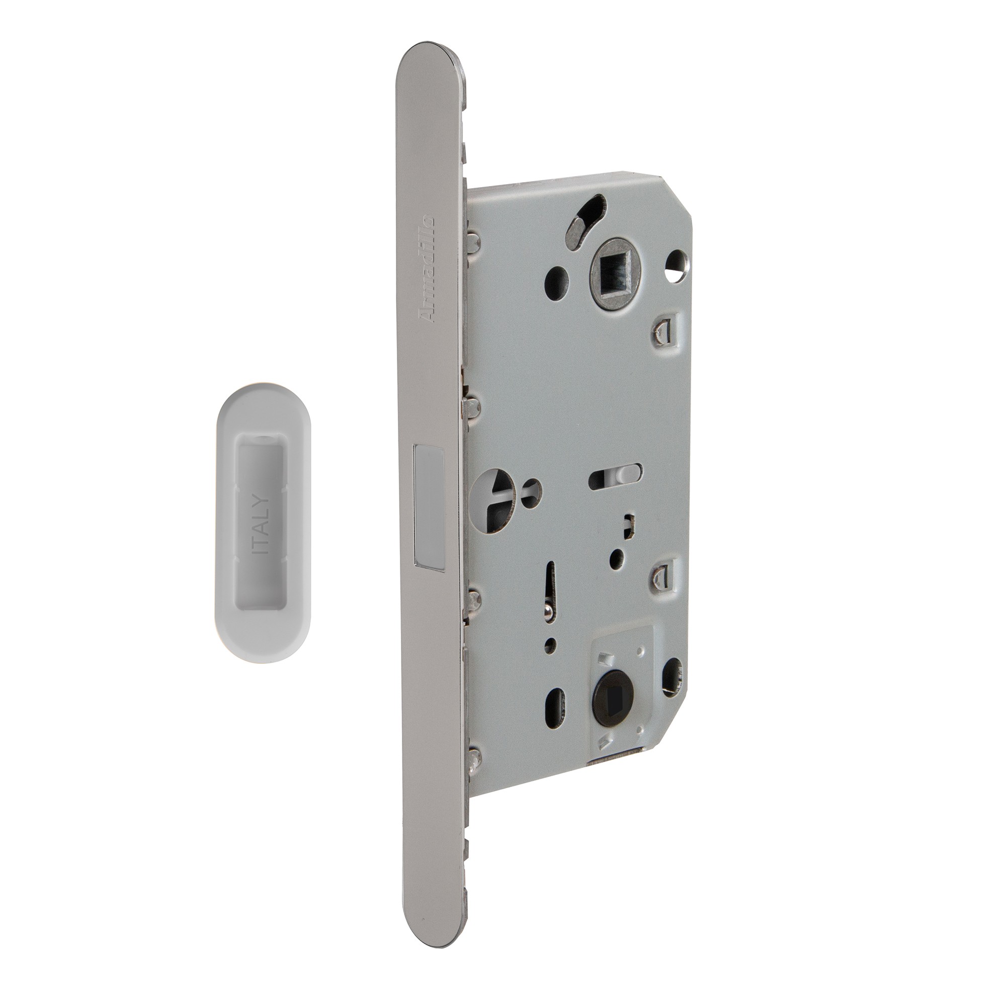 Магнитная Armadillo (Армадилло) защелка WC с ответной планкой GRAVITY.PRO G01.196.50.96 MWSC итальянский тисненый Магнитная Armadillo (Армадилло) защелка WC с ответной планкой GRAVITY.PRO G01.196.50.96 MWSC итальянский тисненый