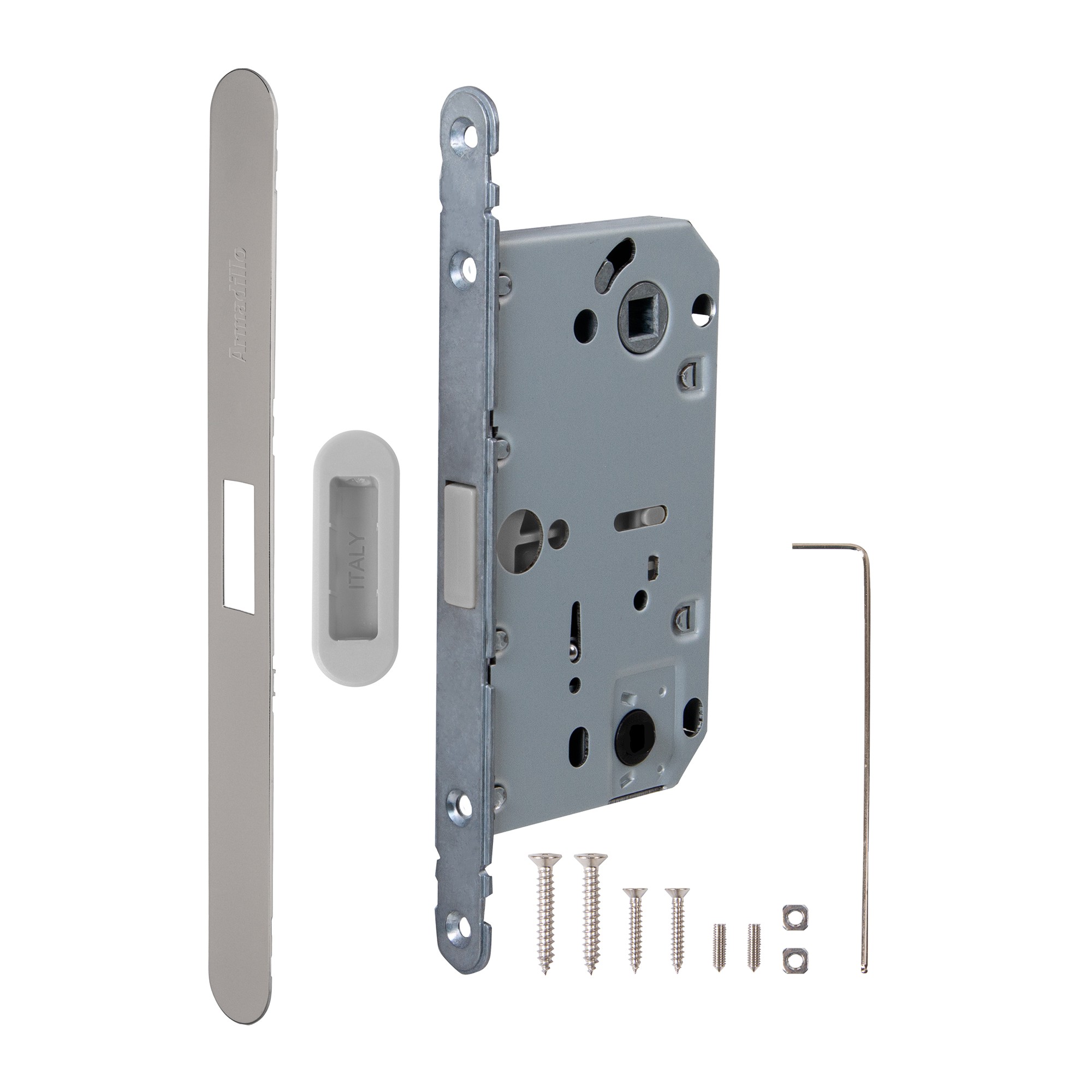 Магнитная Armadillo (Армадилло) защелка WC с ответной планкой GRAVITY.PRO G01.196.50.96 MWSC итальянский тисненый Магнитная Armadillo (Армадилло) защелка WC с ответной планкой GRAVITY.PRO G01.196.50.96 MWSC итальянский тисненый