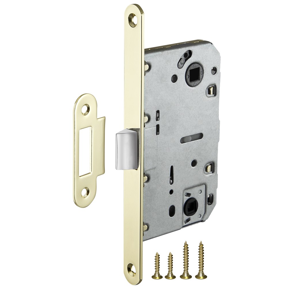 Защелка Ajax (Аякс) врезная METLM90-50 GP золото 