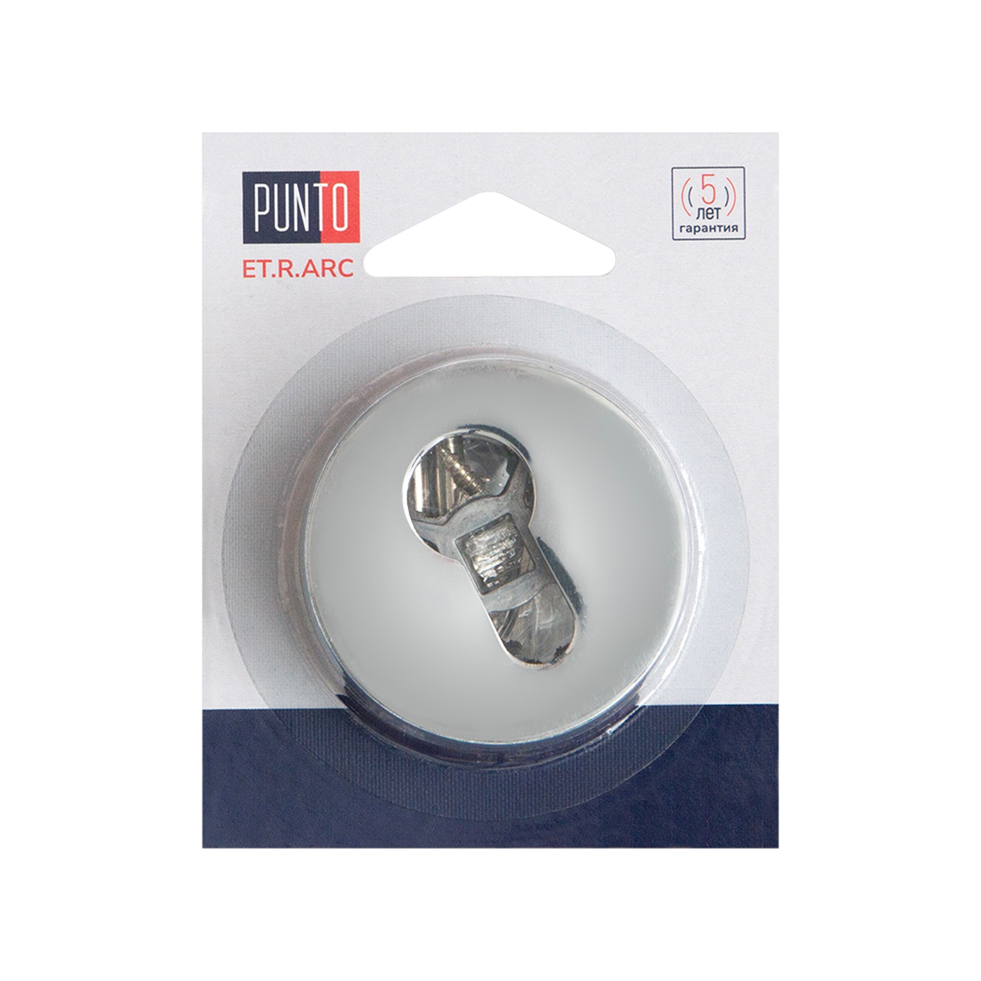 Накладка Punto (Пунто) под цилиндр ET.R.ARC.R52 (ET ARC) CP-8 хром Накладка Punto (Пунто) под цилиндр ET.R.ARC.R52 (ET ARC) CP-8 хром