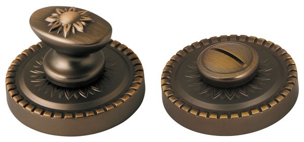 Ручка Armadillo (Армадилло) поворотная BK6.R.CL55 (BK6/CL) BB-17 коричневая бронза 