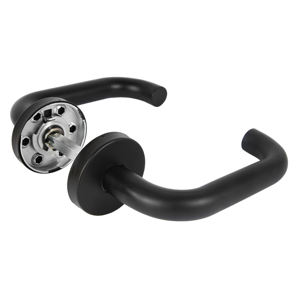 Ручка Fuaro (Фуаро) раздельная R.DSS201-0203/19 (DSS-0203/19) (INOX 201) BLACK 