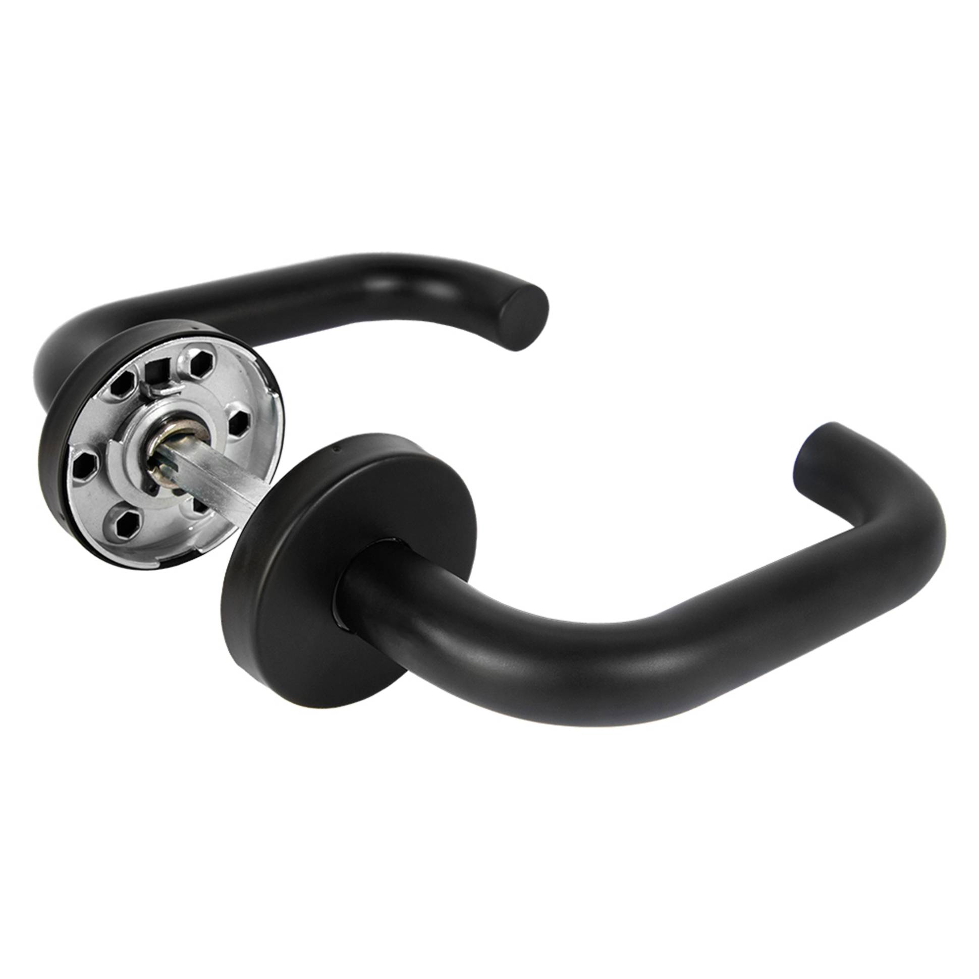 Ручка Fuaro (Фуаро) раздельная R.DSS201-0203/19 (8х110 мм) (INOX 201) BLACK 