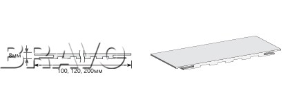 Добор Телескоп 2070*120*8 