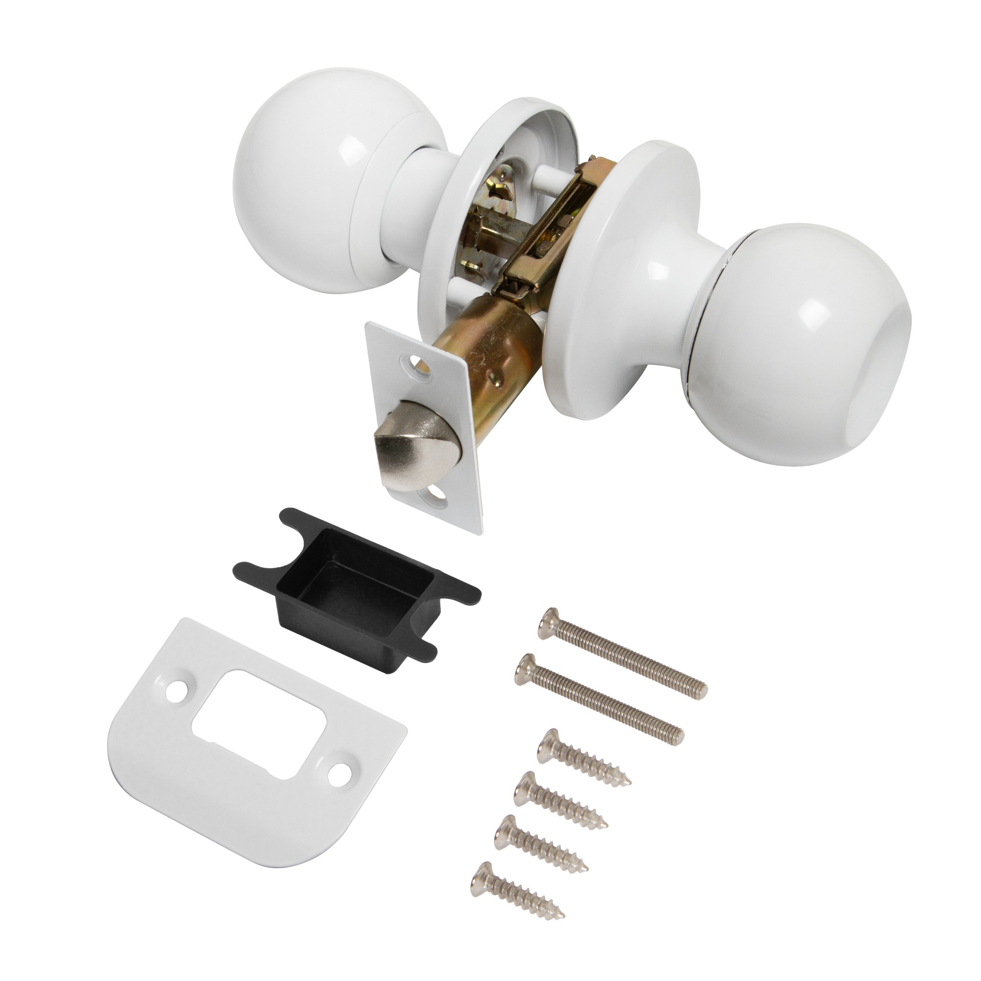 Ручка Punto (Пунто) защелка DK672/BL WH-PS (без фик.) белый Ручка Punto (Пунто) защелка DK672/BL WH-PS (без фик.) белый