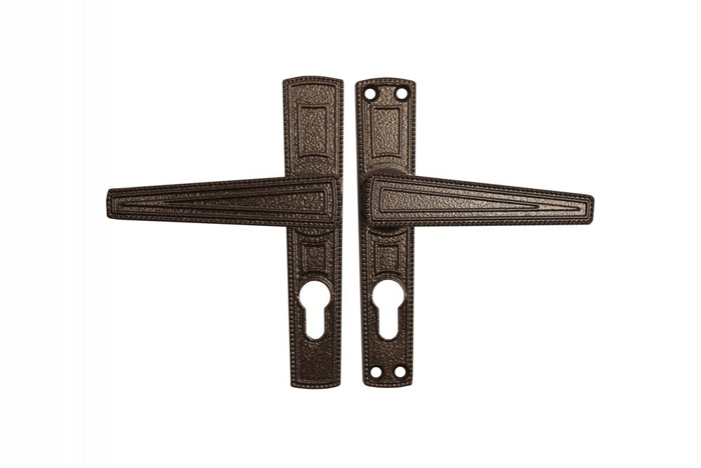 Ручка дверная Zenit (Зенит) на планке к ЗВ4-3.01 РФ1-55.01 (медь) 