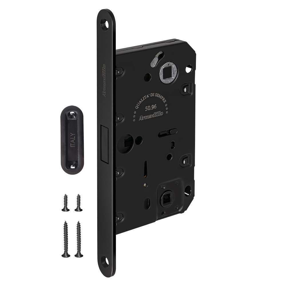 Магнитная Armadillo (Армадилло) защелка WC с ответной планкой GRAVITY G01.196.50.96 BL черный Магнитная Armadillo (Армадилло) защелка WC с ответной планкой GRAVITY G01.196.50.96 BL черный