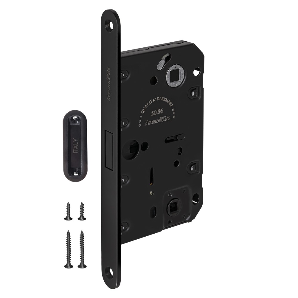 Магнитная Armadillo (Армадилло) защелка WC с ответной планкой GRAVITY G01.196.50.96 BL черный 