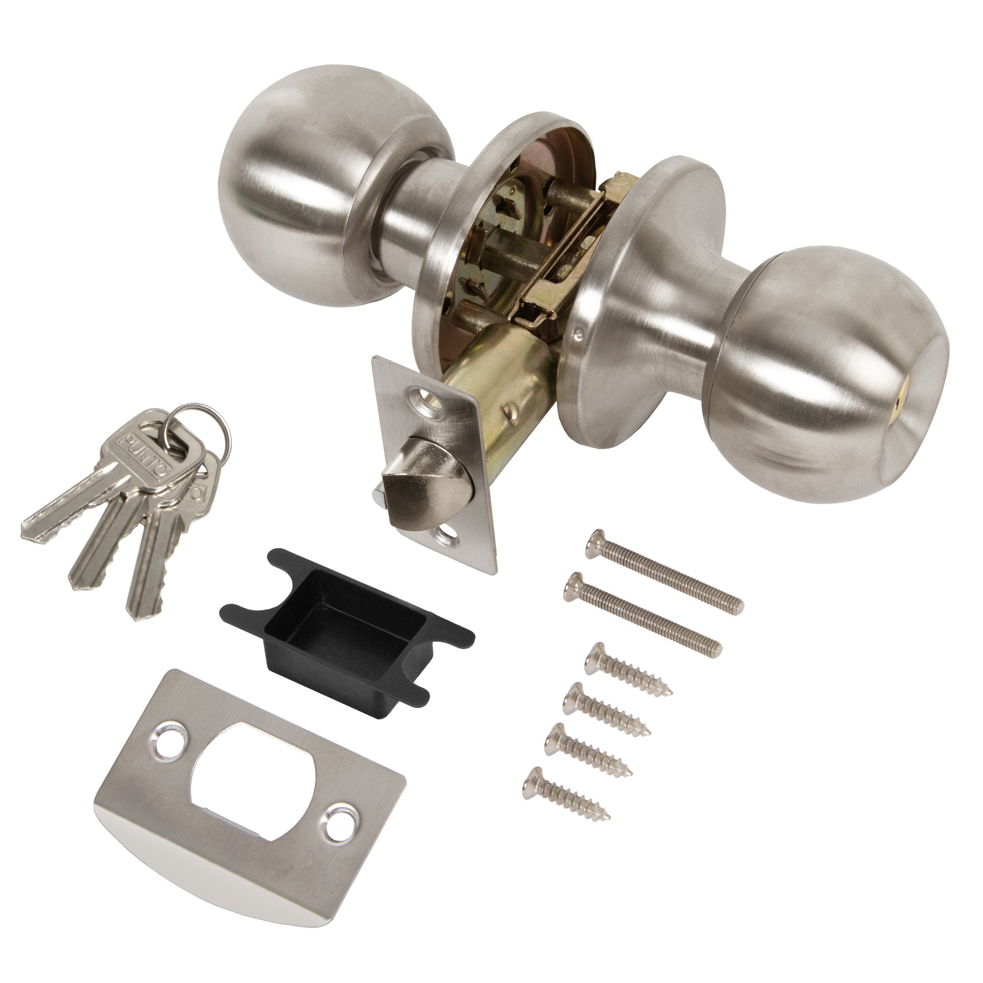 Ручка Punto (Пунто) защелка DK672/BL SN-ET (кл./фик.) мат.никель Ручка Punto (Пунто) защелка DK672/BL SN-ET (кл./фик.) мат.никель