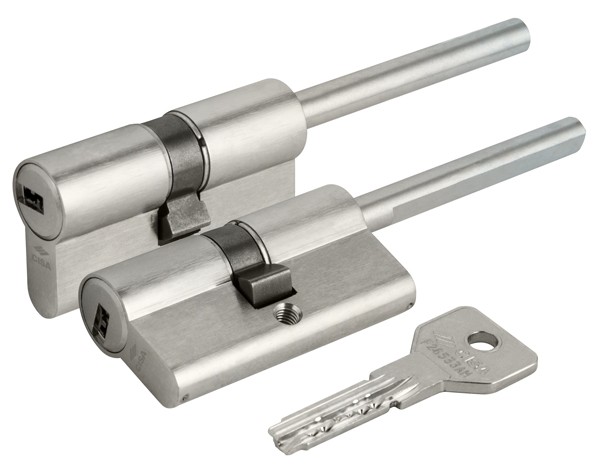 Цилиндровый механизм Cisa (Чиза) под вертушку (дл. шток) ASIX OE307-07.12 (60 мм/25+10+25), НИКЕЛЬ Цилиндровый механизм Cisa (Чиза) под вертушку (дл. шток) ASIX OE307-07.12 (60 мм/25+10+25), НИКЕЛЬ