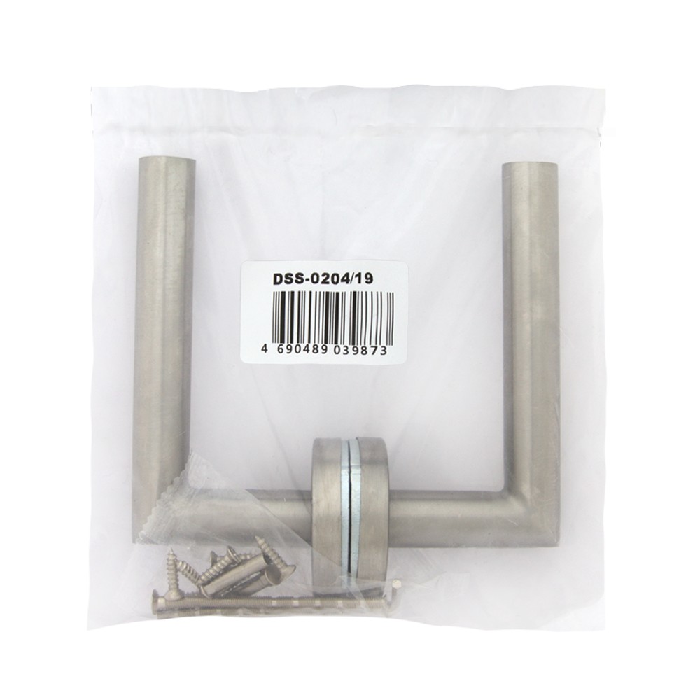 Ручка Fuaro (Фуаро) раздельная R.DSS201-0204/19 (INOX 201) BLACK 