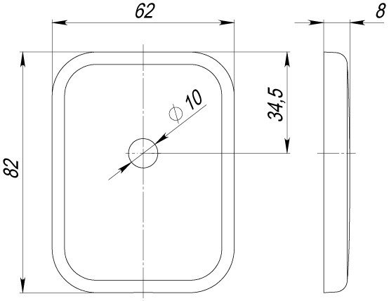 Декоративная Armadillo (Армадилло) Квадратная накладка на цилиндр со штоком BK-DEC SQ (ATC Protector 1) SN-3 Мат.никель Декоративная Armadillo (Армадилло) Квадратная накладка на цилиндр со штоком BK-DEC SQ (ATC Protector 1) SN-3 Мат.никель
