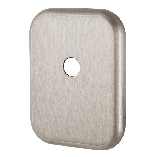 Декоративная Armadillo (Армадилло) Квадратная накладка на цилиндр со штоком BK-DEC SQ (ATC Protector 1) SN-3 Мат.никель 