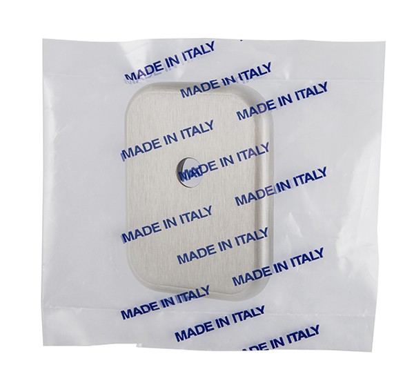 Декоративная Armadillo (Армадилло) Квадратная накладка на цилиндр со штоком BK-DEC SQ (ATC Protector 1) SN-3 Мат.никель 