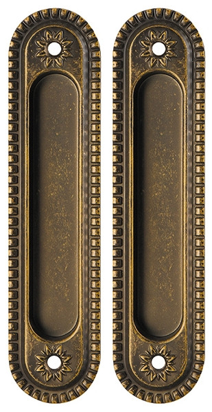 Ручка Armadillo (Армадилло) для раздвижных дверей SH.CL152.010 (SH010/CL) OB-13 античная бронза Ручка Armadillo (Армадилло) для раздвижных дверей SH.CL152.010 (SH010/CL) OB-13 античная бронза