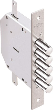 Замок Elbor (Эльбор) врезной сувальдный Гранит 1.06.02 с тягами, 5 кл. (длинный ключ) /00449/ 