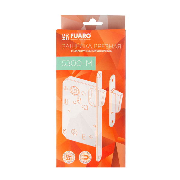 Защелка Fuaro (Фуаро) врезная MAGN5300-M-WС (5300-M-WC) CP хром Защелка Fuaro (Фуаро) врезная MAGN5300-M-WС (5300-M-WC) CP хром