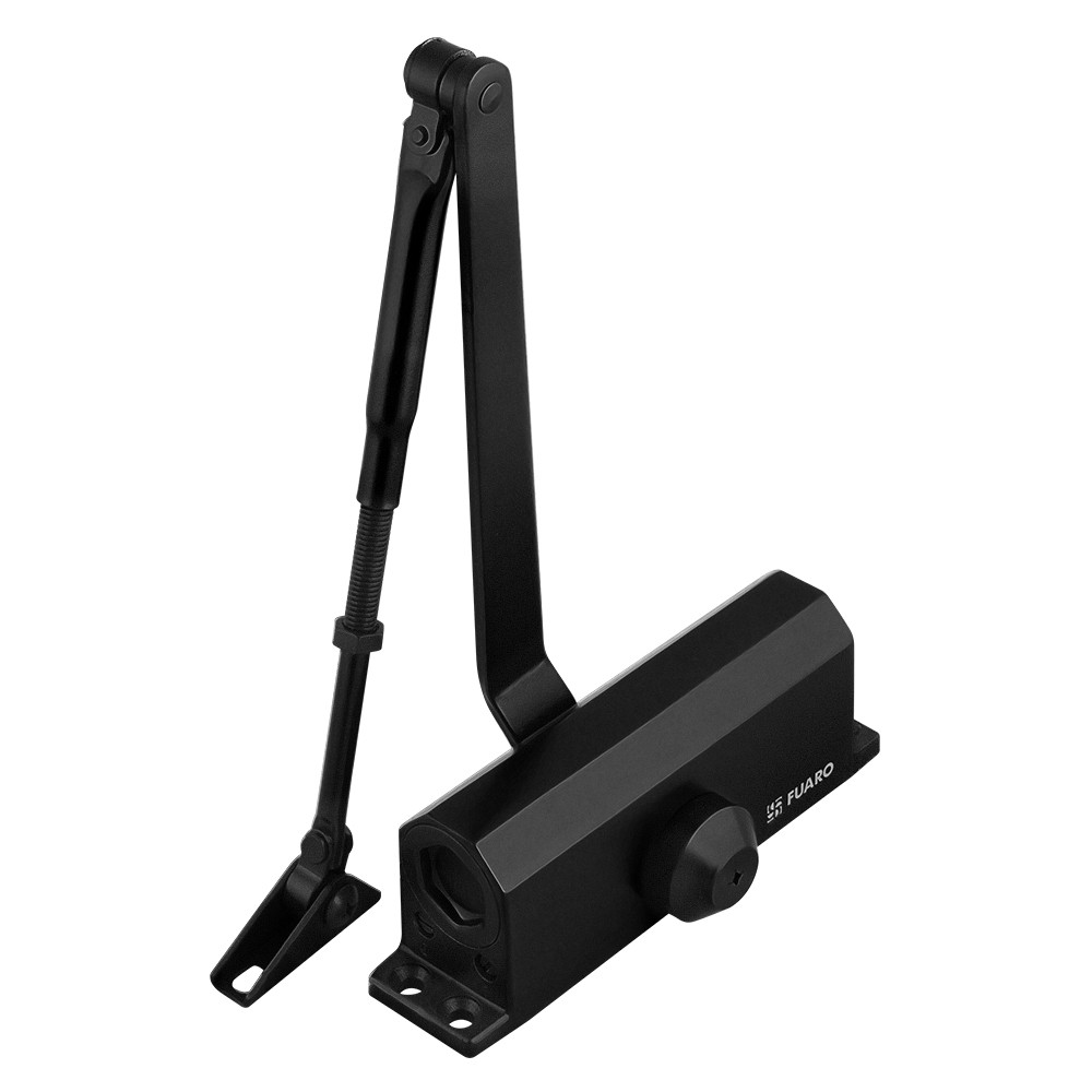 Доводчик Fuaro (Фуаро) дверной DC20-3 (DC-203) BL до 65 кг (черный) 