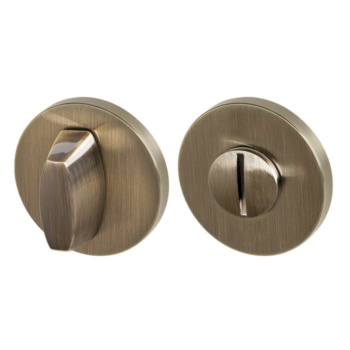 Ручка Armadillo (Армадилло) поворотная BK6.R.URS52 (WC-BOLT BK6 URS) AB-7 бронза 