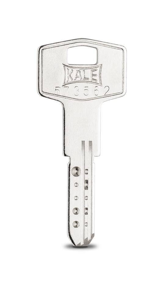 Цилиндровый механизм Kale kilit (Кале килит) с вертушкой 164 DBM-E/70 (30+10+30) mm никель 5 кл. 